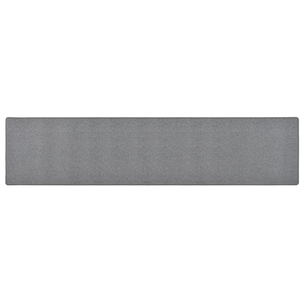 Dunkelgrauer Läufer Cotti 80x400cm