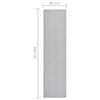 Hellgrauer Läufer Cotti 80x300cm
