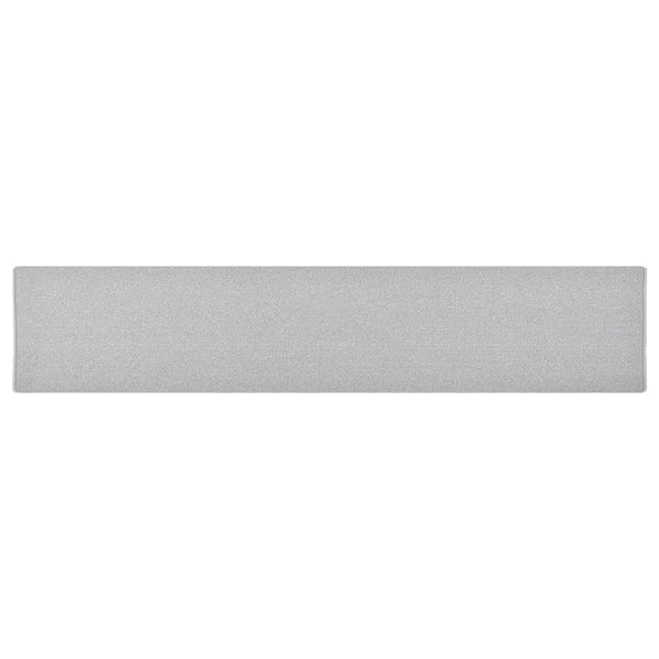 Hellgrauer Läufer Cotti 80x400cm