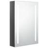 Eustis grauer Badezimmerspiegelschrank LED 50x13x70cm