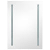 Eustis grauer Badezimmerspiegelschrank LED 50x13x70cm