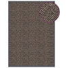 Dunkelbraune Fußmatte Rihawi 60x90cm (mit Flor)