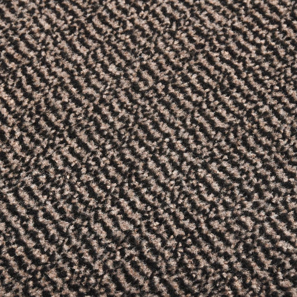 Dunkelbraune Fußmatte Rihawi 60x90cm (mit Flor)