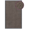 Dunkelbraune Fußmatte Rihawi 90x150cm (mit Flor)