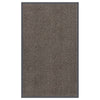 Dunkelbraune Fußmatte Rihawi 90x150cm (mit Flor)