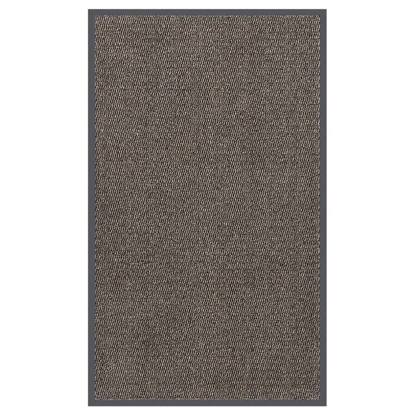 Dunkelbraune Fußmatte Rihawi 90x150cm (mit Flor)