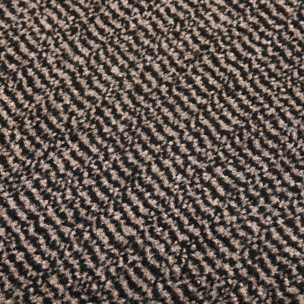 Dunkelbraune Fußmatte Rihawi 90x150cm (mit Flor)