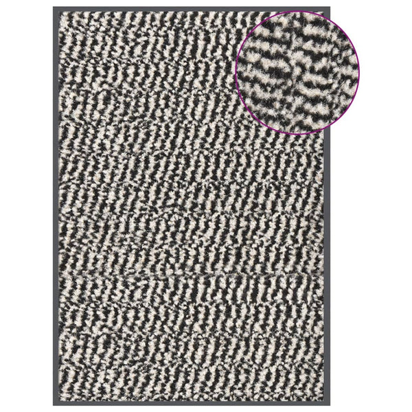 Hellbraune Fußmatte Rihawi 40x60cm (mit Flor)
