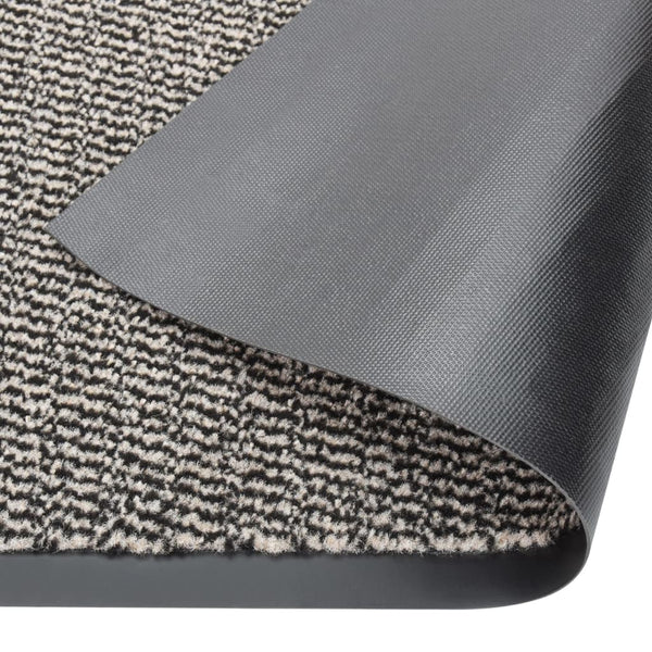 Hellbraune Fußmatte Rihawi 90x150cm (hochflorig)