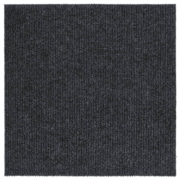 Anthrazitfarbene Schmutzfangmatte Botanica 100x100cm für den Flur