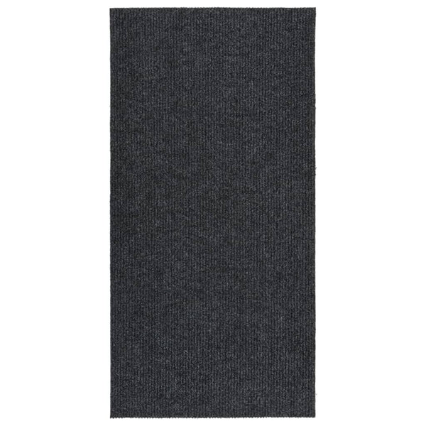 Anthrazitfarbene Schmutzfangmatte Botanica 100x200cm für den Flur