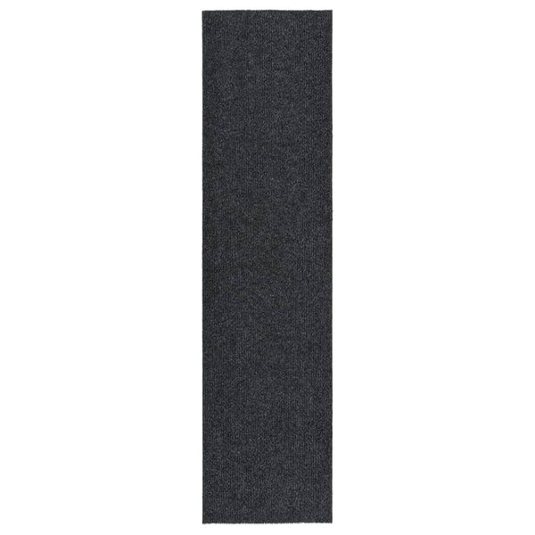 Anthrazitfarbener Flurschmutzfangteppich Botanica 100x400cm