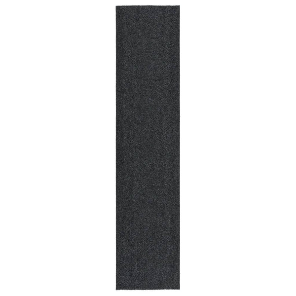 Anthrazitfarbener Schmutzfangläufer Botanica 100x450cm
