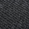 Anthrazitfarbener Schmutzfangläufer Botanica 100x450cm