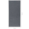 Graue Schmutzfangmatte Botanica 100x250cm für den Flur