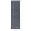 Graue Schmutzfangmatte für den Flur Botanica 100x350cm