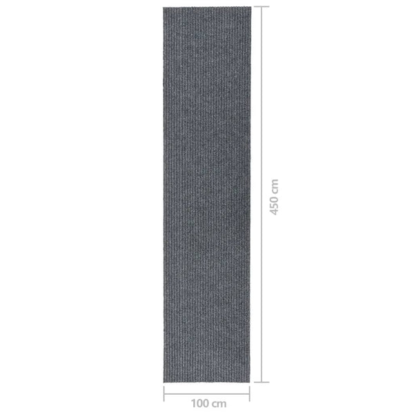 Grauer Schmutzfangläufer Botanica 100x450cm
