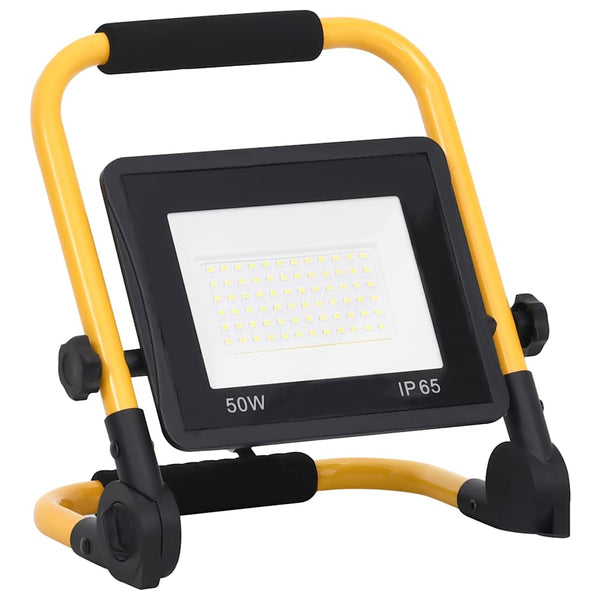 Kalterweißer LED-Strahler mit Griff Ostafie 50 W