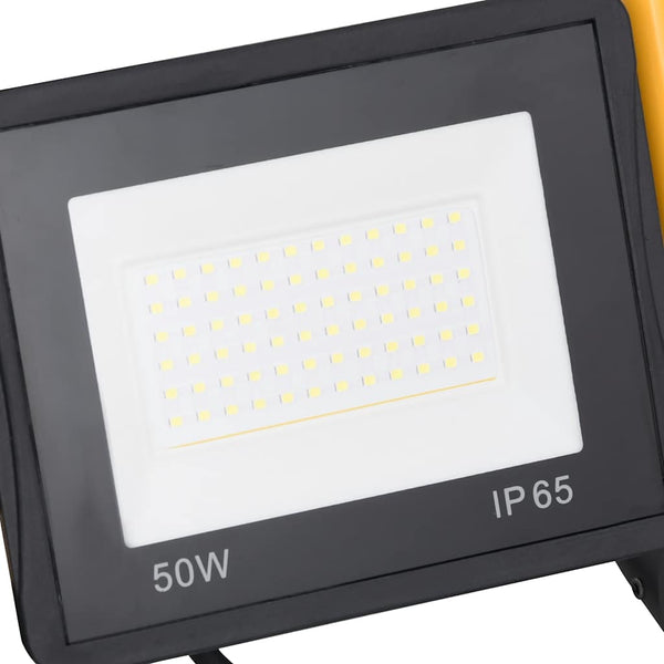 Kalterweißer LED-Strahler mit Griff Ostafie 50 W