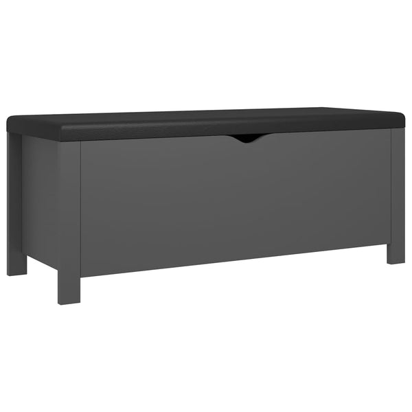 Harmaa säilytyslaatikko Jodie 105x40x45cm (puinen)