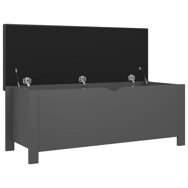 Harmaa säilytyslaatikko Jodie 105x40x45cm (puinen)