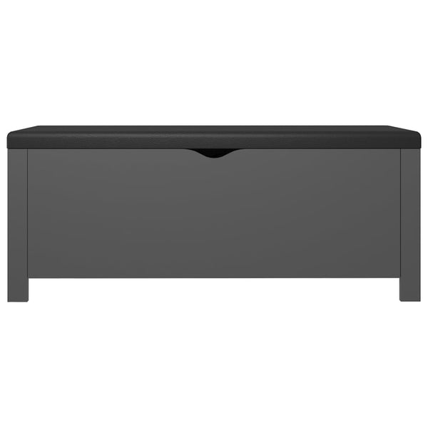 Harmaa säilytyslaatikko Jodie 105x40x45cm (puinen)