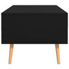 Schwarzer Couchtisch Costilena 100x49,5x43cm (Holz)