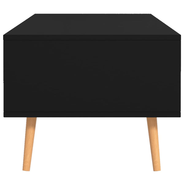 Schwarzer Couchtisch Costilena 100x49,5x43cm (Holz)