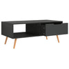 Grauer Couchtisch Costilena 100x49,5x43cm (Holz)