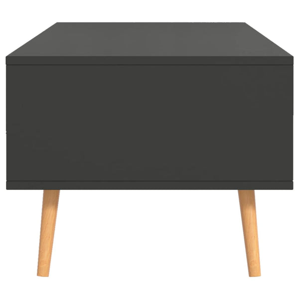 Grauer Couchtisch Costilena 100x49,5x43cm (Holz)