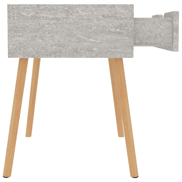 Betongraue Nachttische Izvernar 40x40x56cm (2 Stück, Holz)
