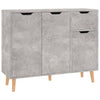 Betongraues Sideboard Ciulacu 90x30x72cm (Holz)