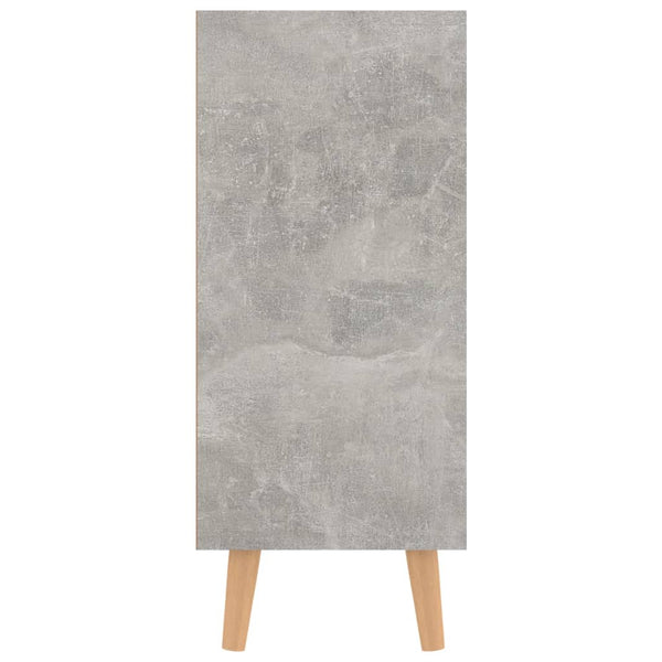 Betongraues Sideboard Ciulacu 90x30x72cm (Holz)