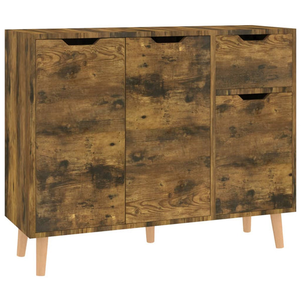 Räuchereiche Sideboard Ciulacu 90x30x72cm (Holz)