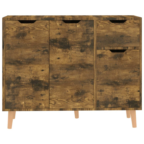 Räuchereiche Sideboard Ciulacu 90x30x72cm (Holz)