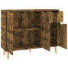 Räuchereiche Sideboard Ciulacu 90x30x72cm (Holz)