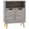 Betongraues Sideboard Dimitriu 60x30x72cm (Holz)