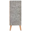 Betongraues Sideboard Dimitriu 60x30x72cm (Holz)