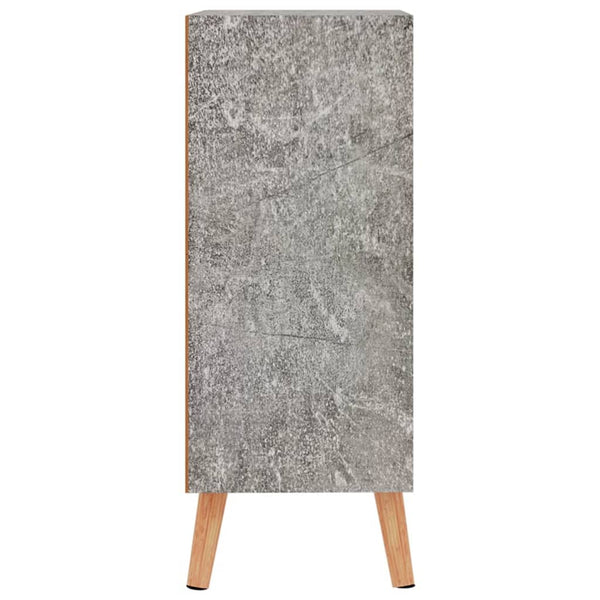 Betongraues Sideboard Dimitriu 60x30x72cm (Holz)