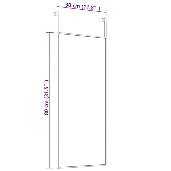 Kulta ovipeili Vica 30x80cm (lasi ja alumiini)