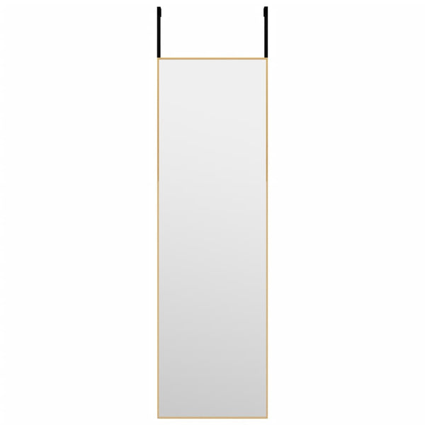 Goldener Türspiegel Vica 30x100cm (Glas und Aluminium)