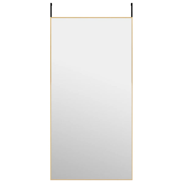 Goldener Türspiegel Vica 50x100cm (Glas und Aluminium)