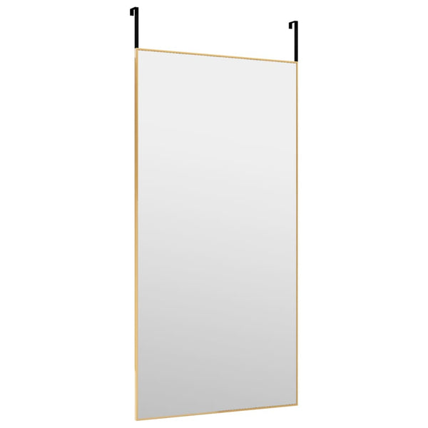 Goldener Türspiegel Vica 50x100cm (Glas und Aluminium)