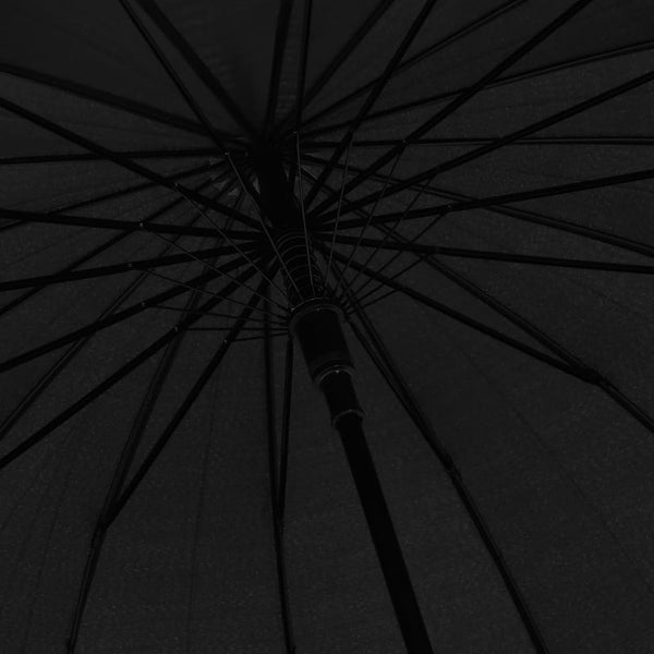Schwarzer Regenschirm automatisch Salcieana 120cm