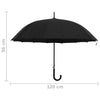 Schwarzer Regenschirm automatisch Salcieana 120cm