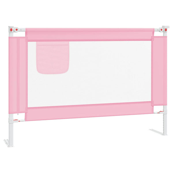 Pinkfarbenes Rausfallschutzgitter für Bett Manor 100x25cm (Stoff)