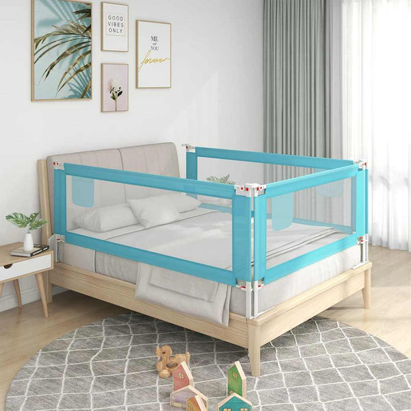 Blauer Bettseitenschutz Manor 140x25cm (Stoff)