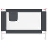Dunkelgraues Sicherheitsgeländer für Bett Manor 100x25cm (Stoff)