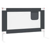 Dunkelgraues Sicherheitsgeländer für Bett Manor 100x25cm (Stoff)