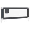 Dunkelgraues Sicherheitsgitter für das Bett Manor 200x25cm (Stoff)